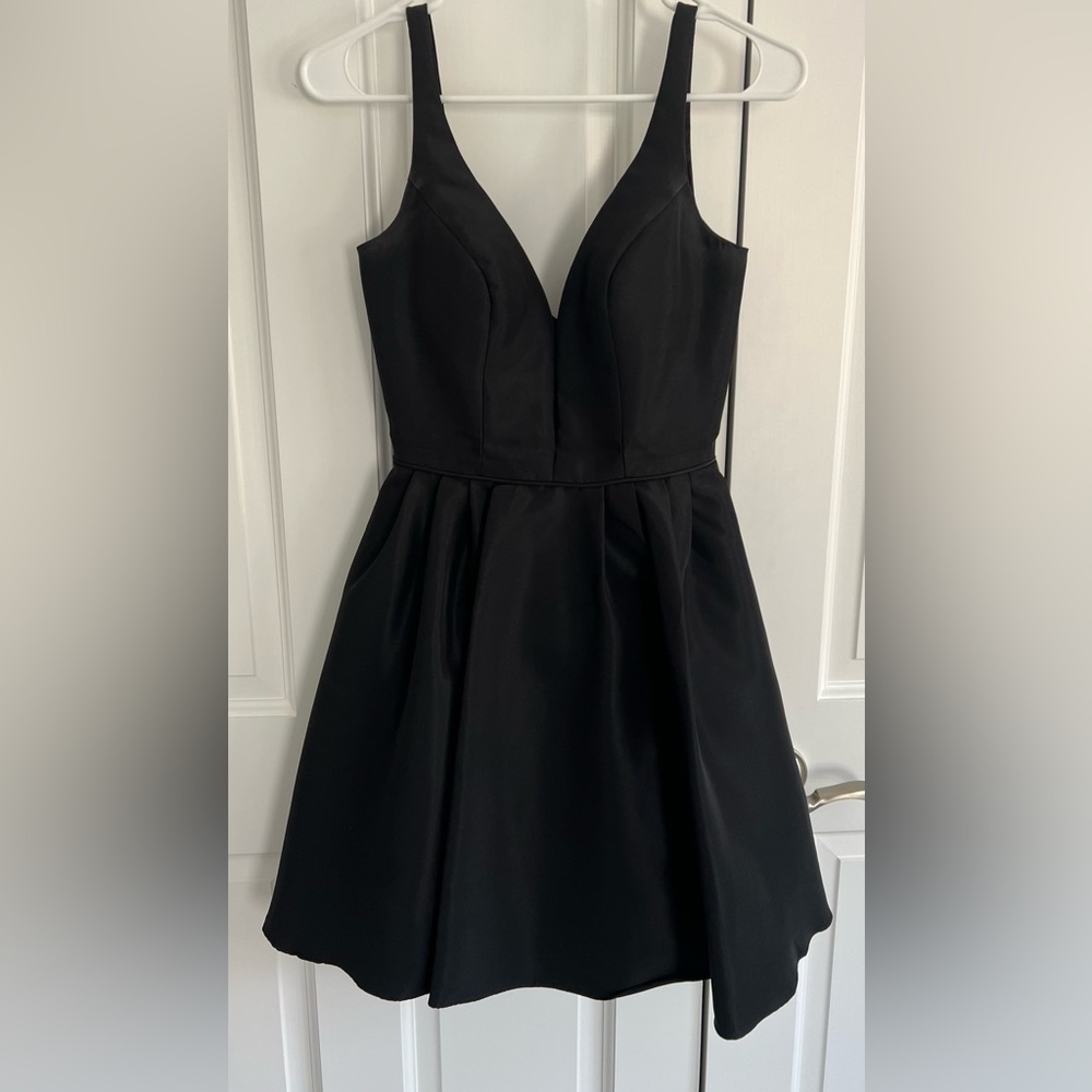 Sherri Hill Black Mini Dress